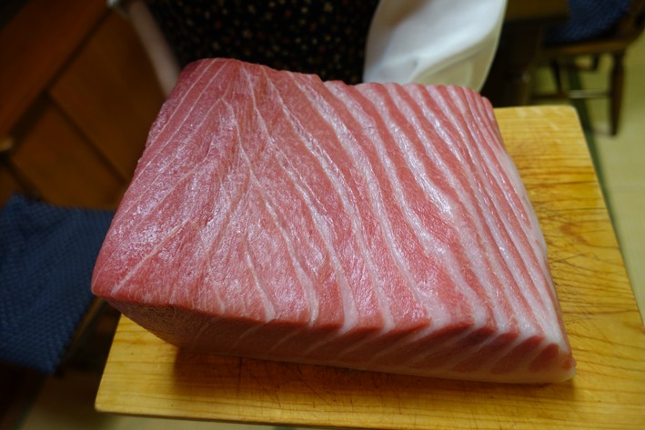 tuna displayed