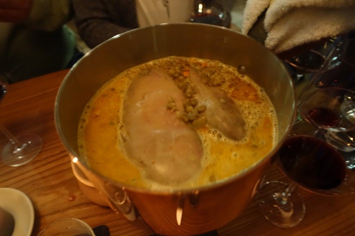 foie gras presented