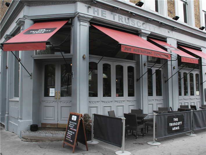 Review of London British pub restaurant The Truscott Arms by Andy ...
