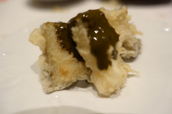 abalone with liver sauce