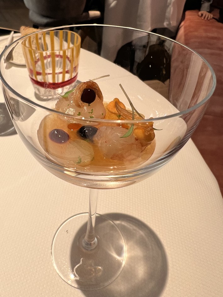 cocktail glass canape